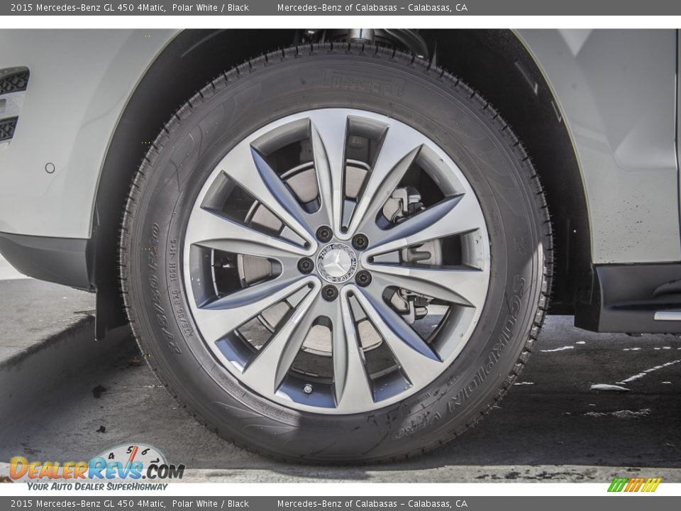 2015 Mercedes-Benz GL 450 4Matic Polar White / Black Photo #10