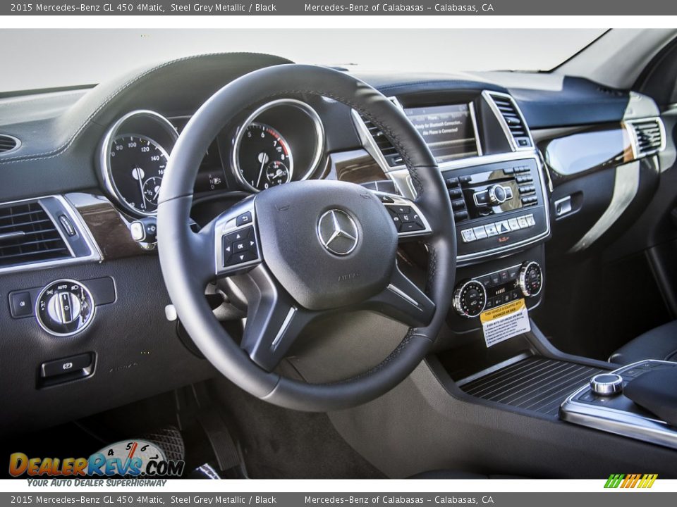 2015 Mercedes-Benz GL 450 4Matic Steel Grey Metallic / Black Photo #5