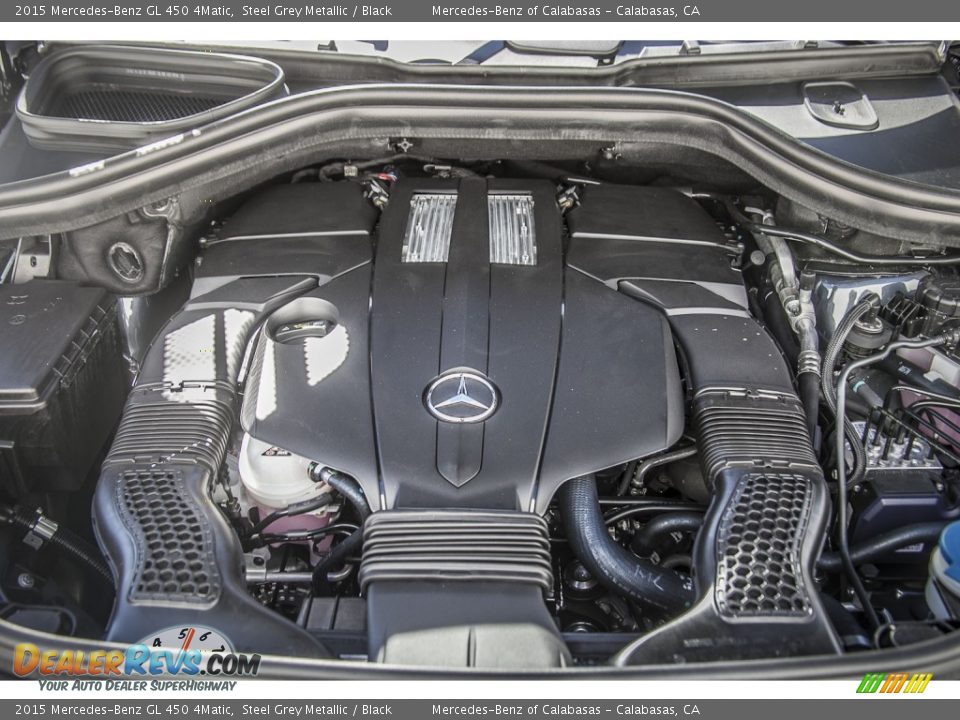 2015 Mercedes-Benz GL 450 4Matic Steel Grey Metallic / Black Photo #9