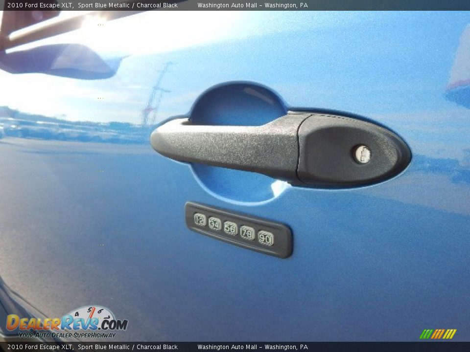 2010 Ford Escape XLT Sport Blue Metallic / Charcoal Black Photo #7
