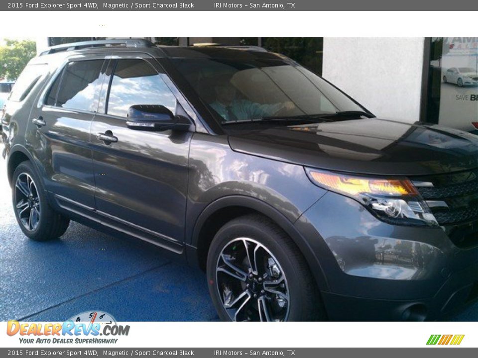 2015 Ford Explorer Sport 4WD Magnetic / Sport Charcoal Black Photo #1