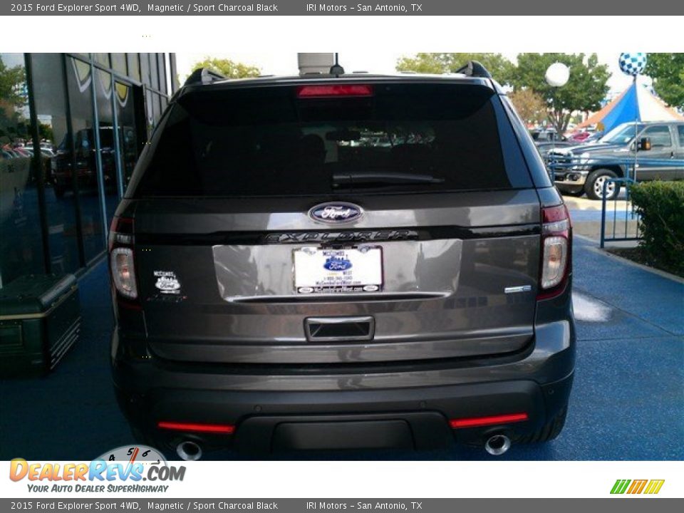 2015 Ford Explorer Sport 4WD Magnetic / Sport Charcoal Black Photo #4