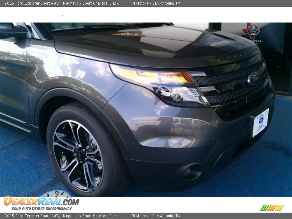 2015 Ford Explorer Sport 4WD Magnetic / Sport Charcoal Black Photo #11