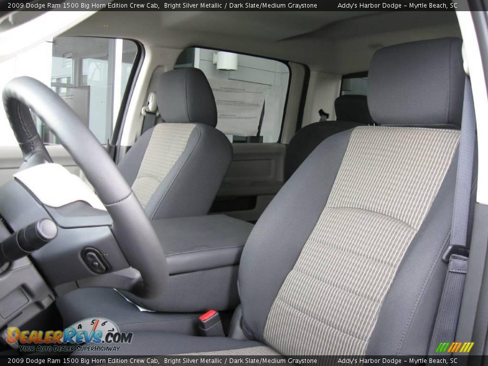 2009 Dodge Ram 1500 Big Horn Edition Crew Cab Bright Silver Metallic / Dark Slate/Medium Graystone Photo #5