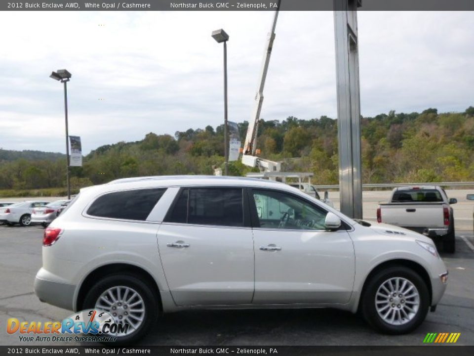 2012 Buick Enclave AWD White Opal / Cashmere Photo #4