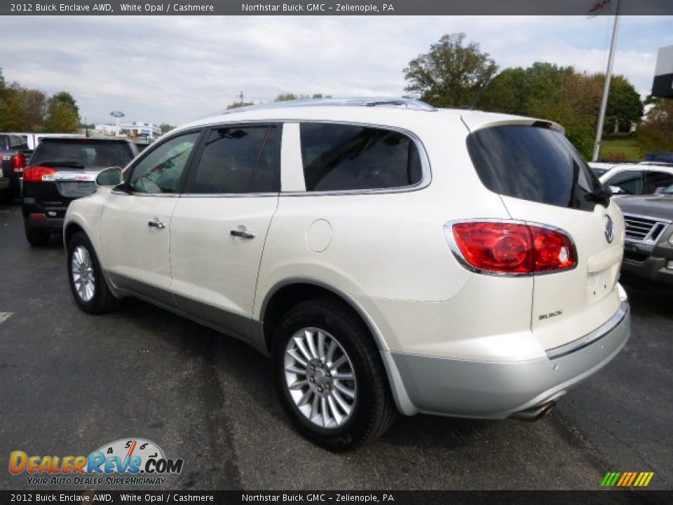 2012 Buick Enclave AWD White Opal / Cashmere Photo #7