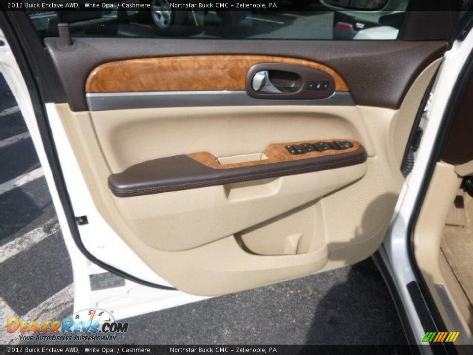 2012 Buick Enclave AWD White Opal / Cashmere Photo #11