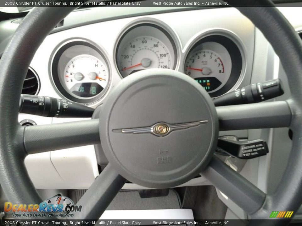 2008 Chrysler PT Cruiser Touring Bright Silver Metallic / Pastel Slate Gray Photo #9