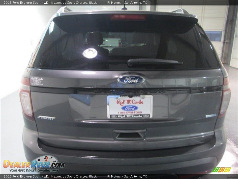 2015 Ford Explorer Sport 4WD Magnetic / Sport Charcoal Black Photo #5