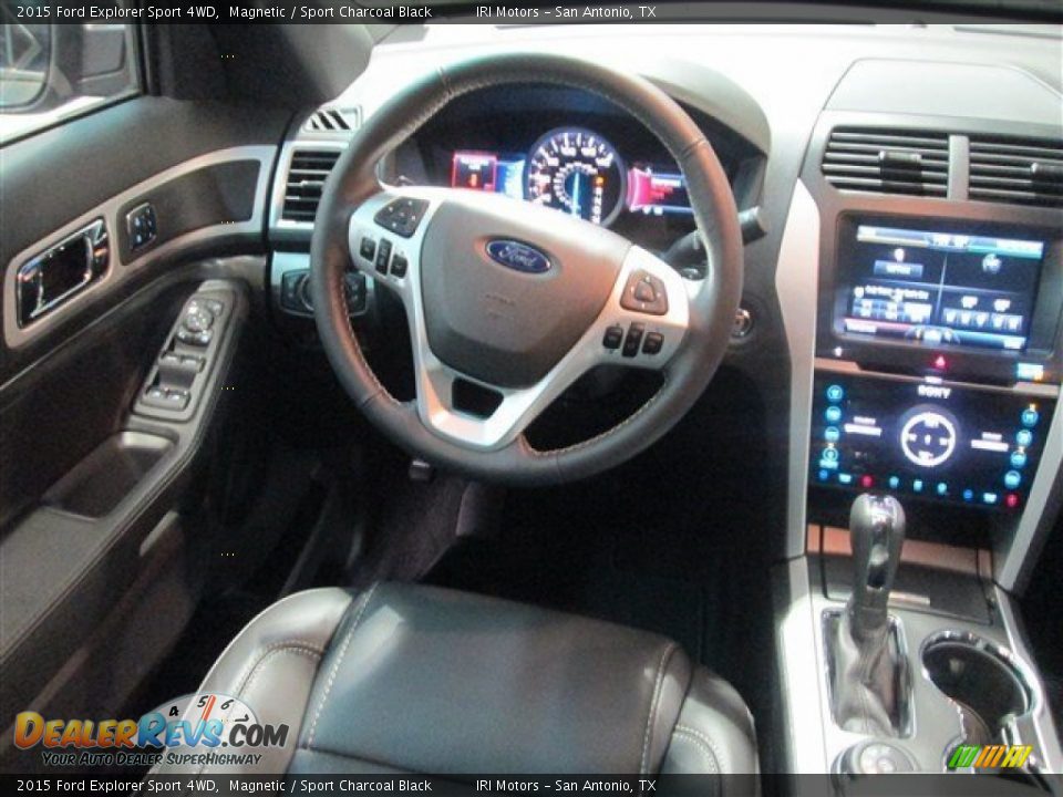 2015 Ford Explorer Sport 4WD Magnetic / Sport Charcoal Black Photo #13