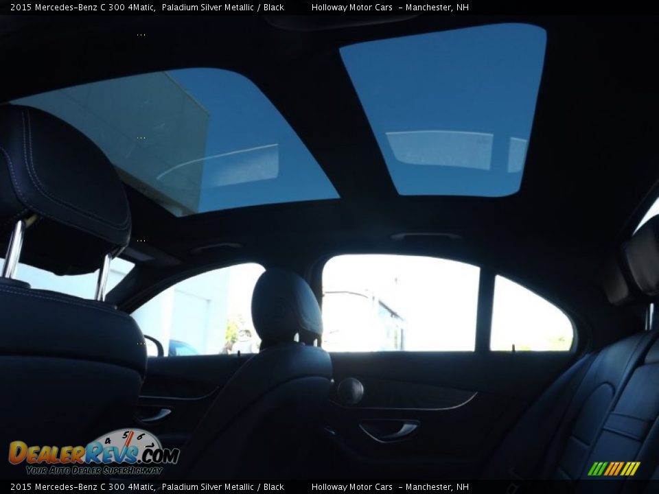 2015 Mercedes-Benz C 300 4Matic Paladium Silver Metallic / Black Photo #8
