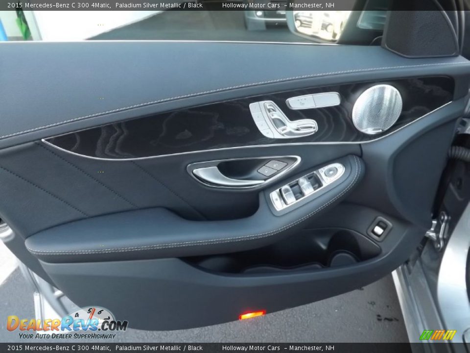 2015 Mercedes-Benz C 300 4Matic Paladium Silver Metallic / Black Photo #9