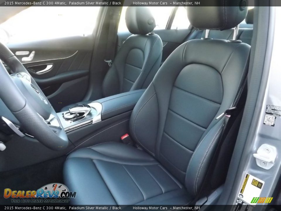 2015 Mercedes-Benz C 300 4Matic Paladium Silver Metallic / Black Photo #10