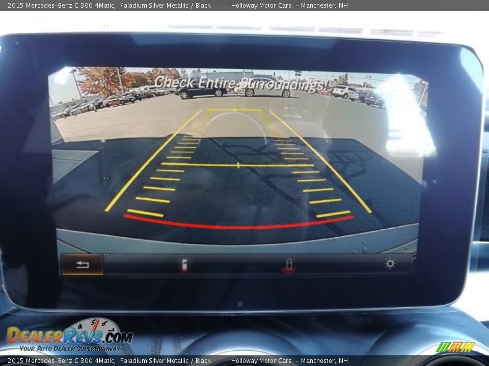 2015 Mercedes-Benz C 300 4Matic Paladium Silver Metallic / Black Photo #12