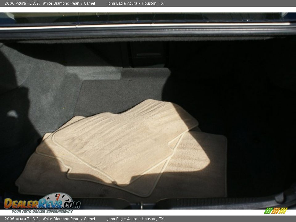 2006 Acura TL 3.2 White Diamond Pearl / Camel Photo #18