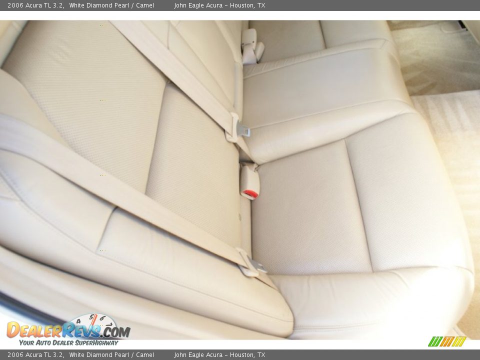 2006 Acura TL 3.2 White Diamond Pearl / Camel Photo #21