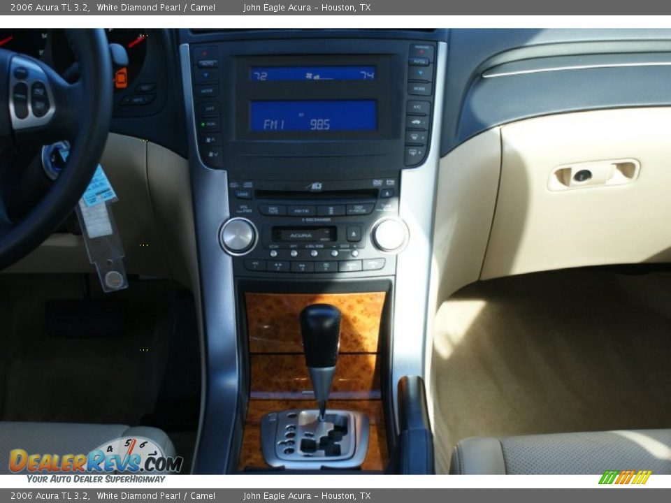 2006 Acura TL 3.2 White Diamond Pearl / Camel Photo #27