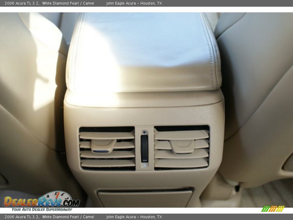 2006 Acura TL 3.2 White Diamond Pearl / Camel Photo #28