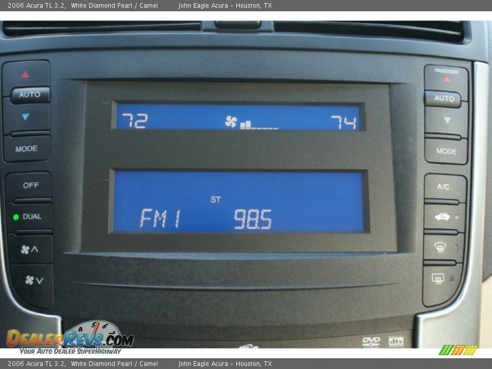 2006 Acura TL 3.2 White Diamond Pearl / Camel Photo #31