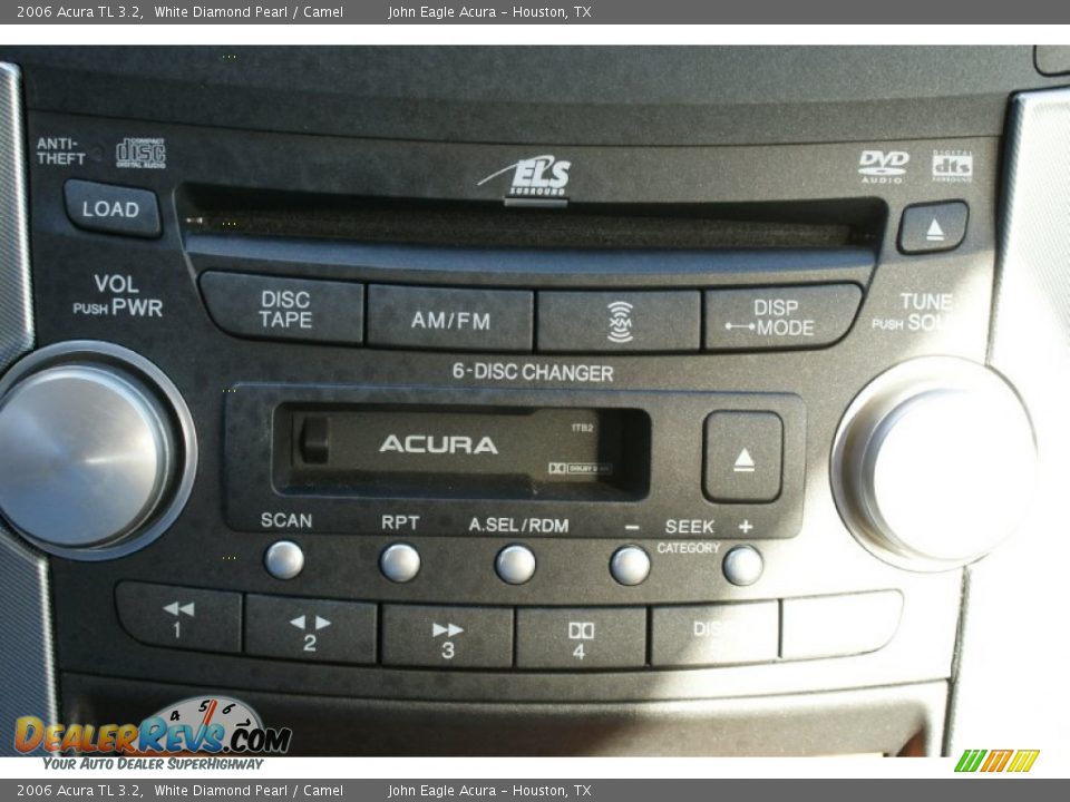 2006 Acura TL 3.2 White Diamond Pearl / Camel Photo #32