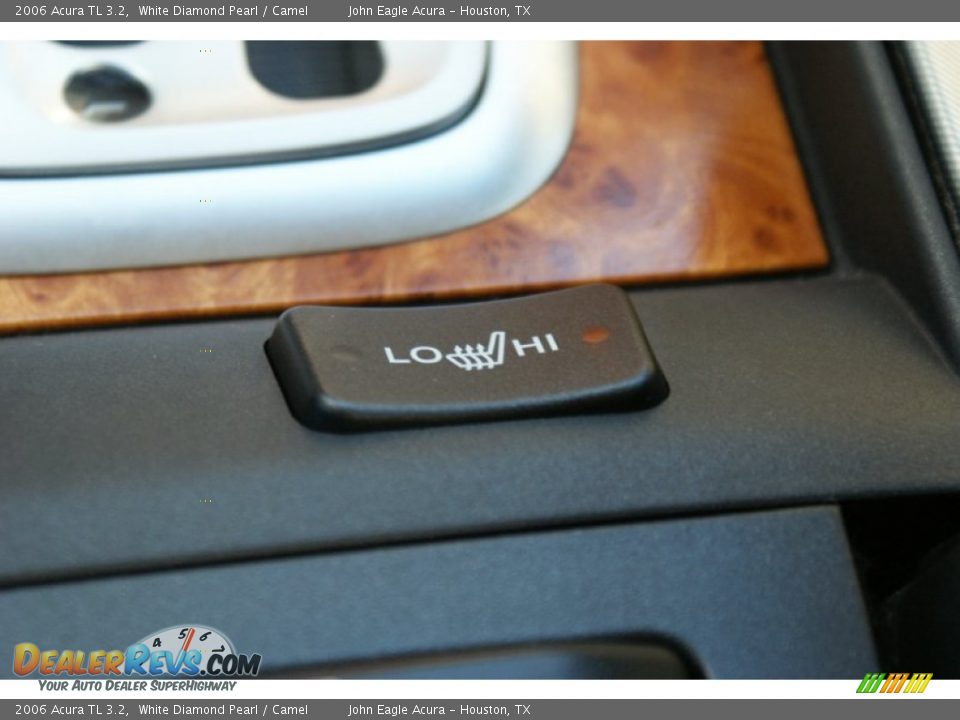 2006 Acura TL 3.2 White Diamond Pearl / Camel Photo #36