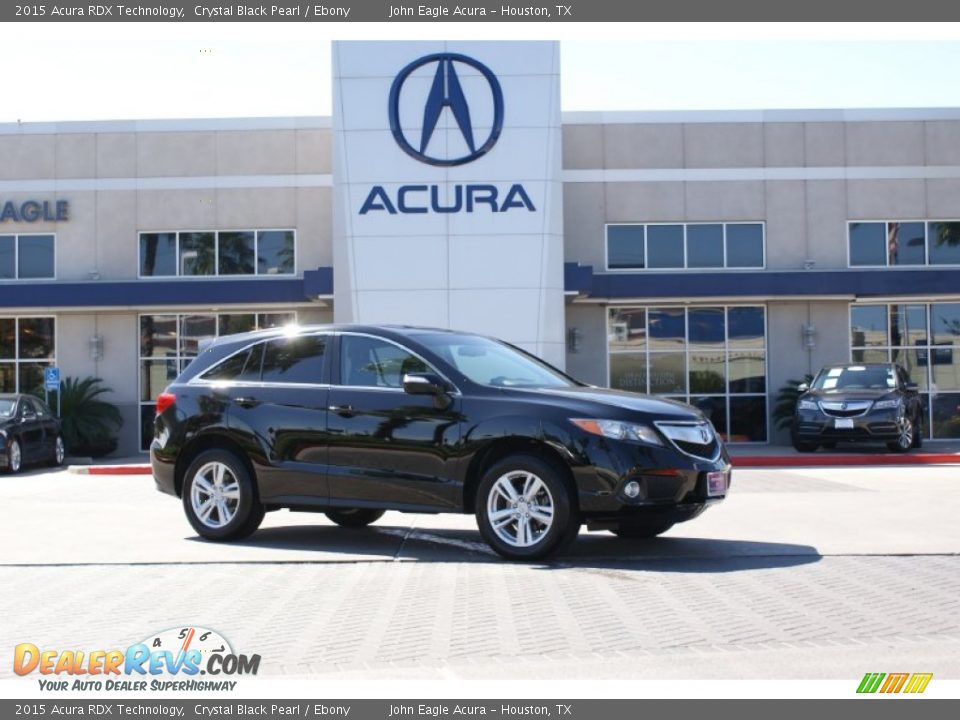 2015 Acura RDX Technology Crystal Black Pearl / Ebony Photo #2