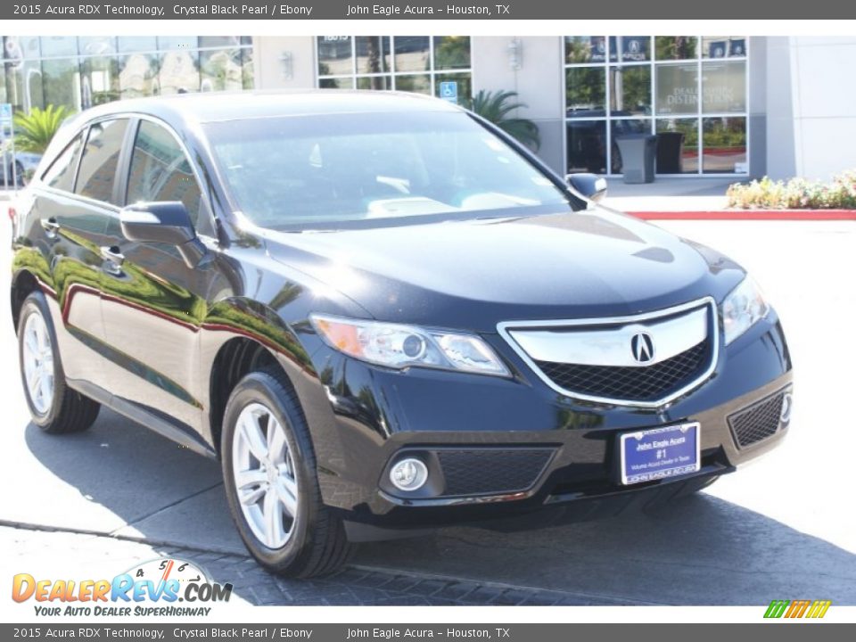 2015 Acura RDX Technology Crystal Black Pearl / Ebony Photo #3