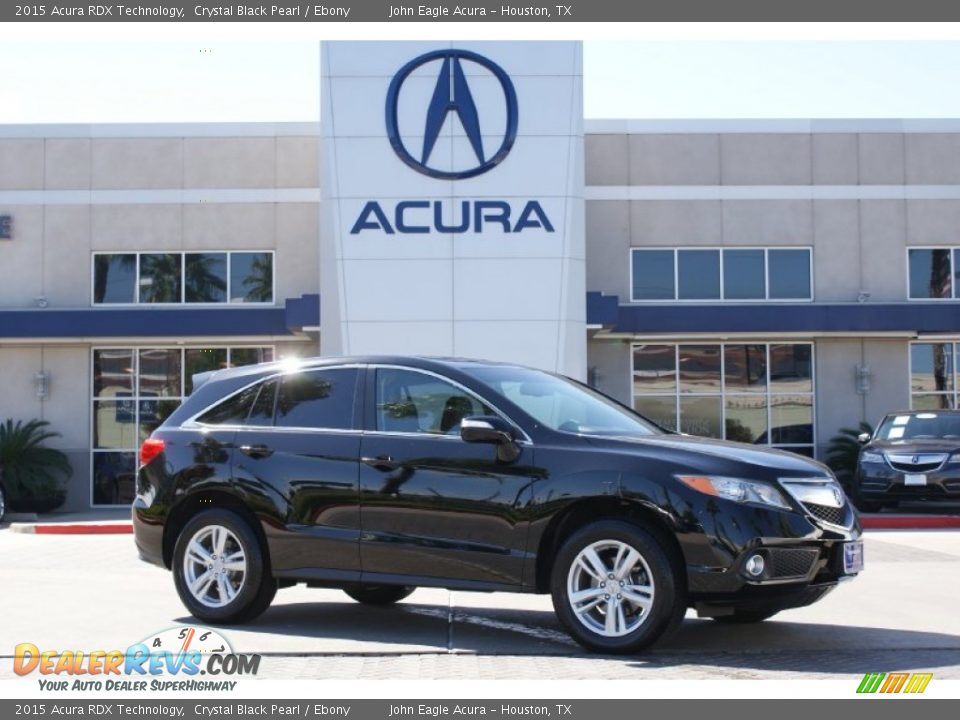 2015 Acura RDX Technology Crystal Black Pearl / Ebony Photo #12
