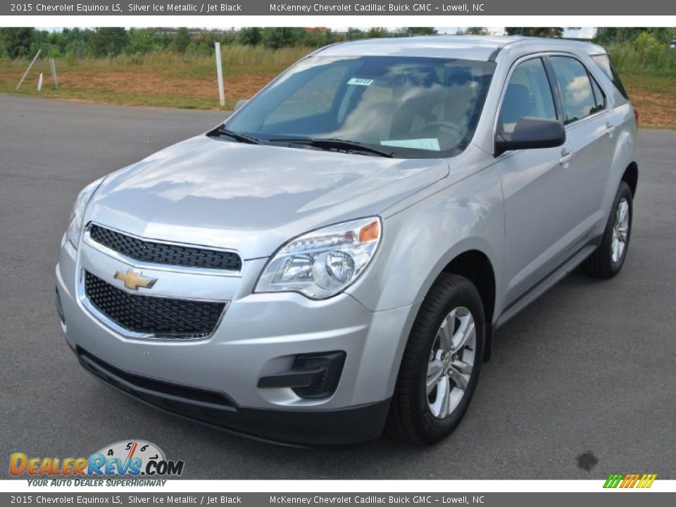2015 Chevrolet Equinox LS Silver Ice Metallic / Jet Black Photo #2