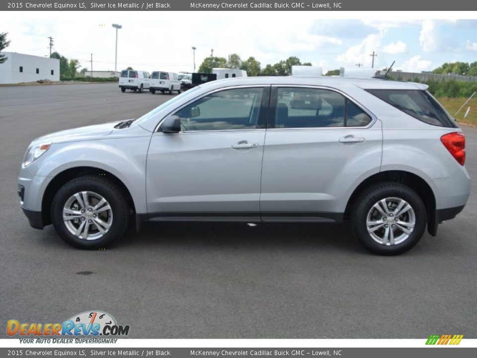 2015 Chevrolet Equinox LS Silver Ice Metallic / Jet Black Photo #3