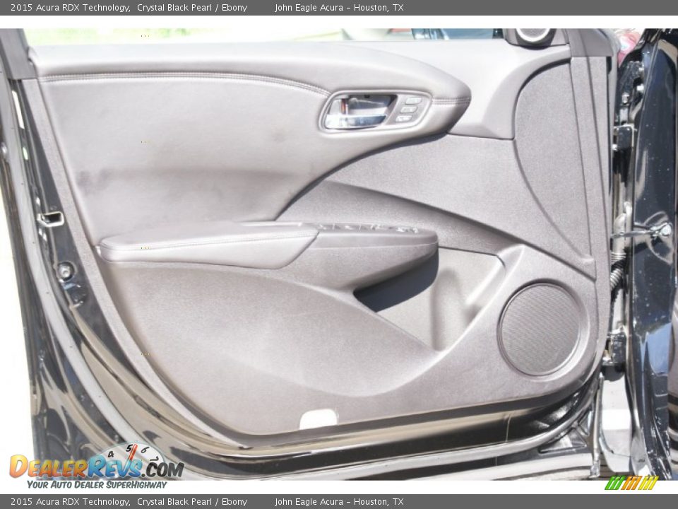 2015 Acura RDX Technology Crystal Black Pearl / Ebony Photo #14