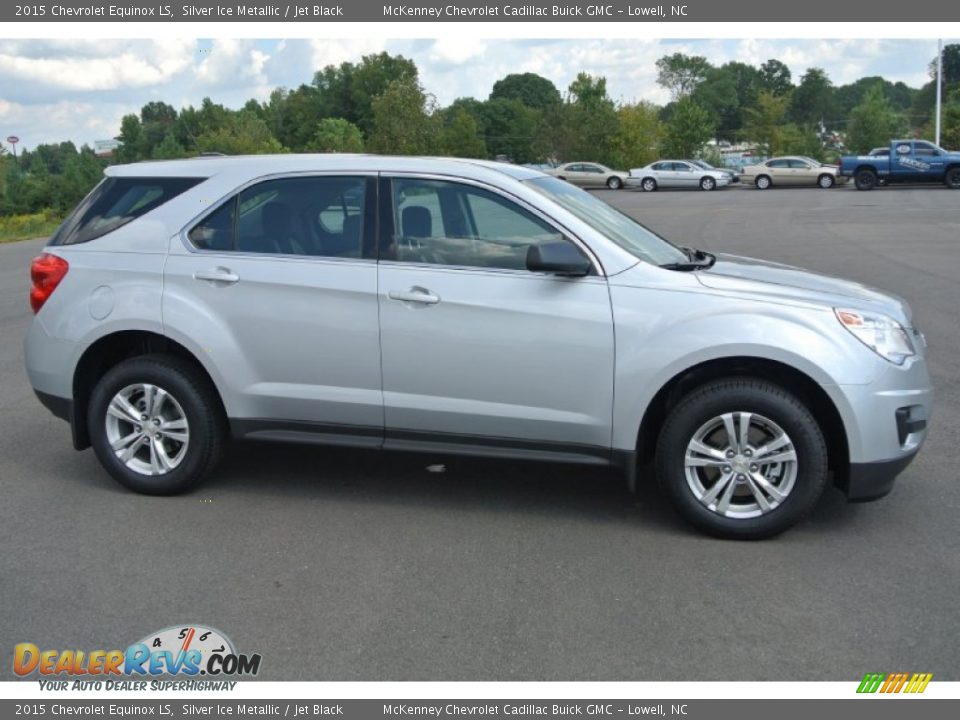 2015 Chevrolet Equinox LS Silver Ice Metallic / Jet Black Photo #6