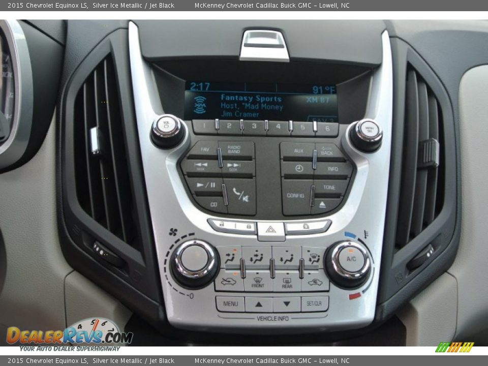 2015 Chevrolet Equinox LS Silver Ice Metallic / Jet Black Photo #11