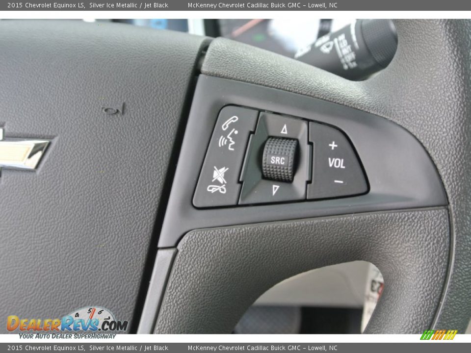 2015 Chevrolet Equinox LS Silver Ice Metallic / Jet Black Photo #12