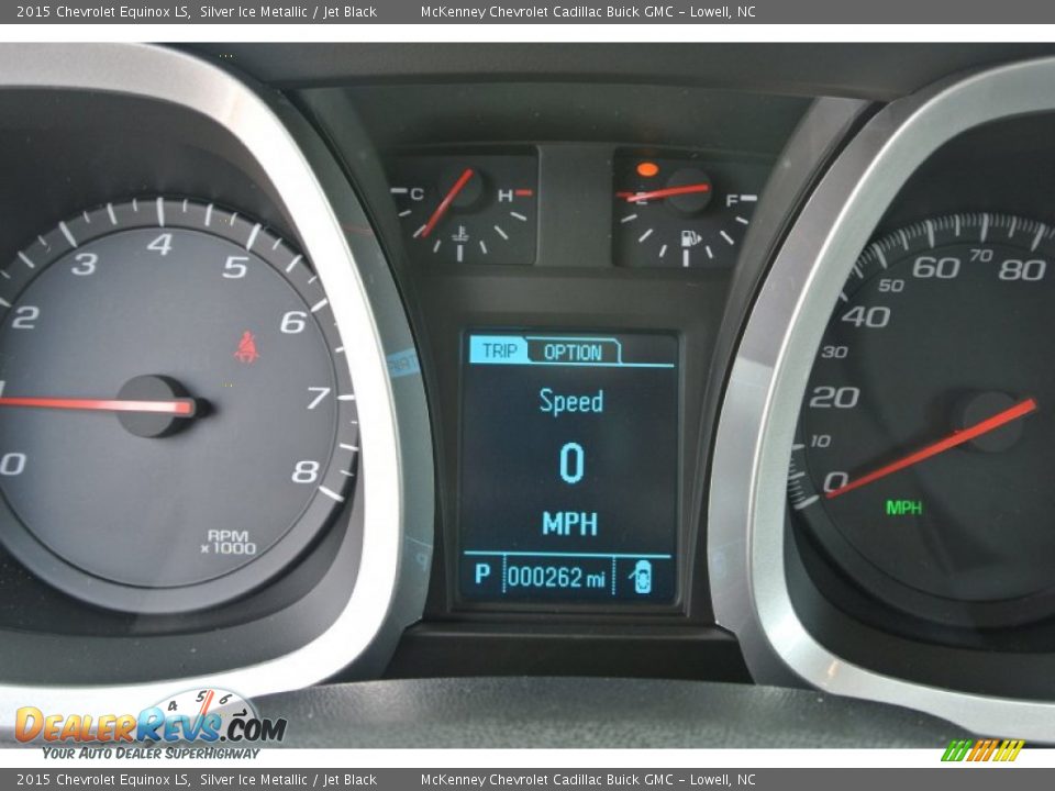 2015 Chevrolet Equinox LS Silver Ice Metallic / Jet Black Photo #13