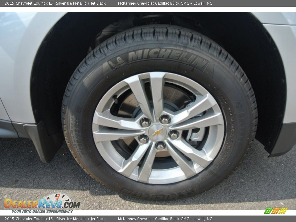 2015 Chevrolet Equinox LS Silver Ice Metallic / Jet Black Photo #18