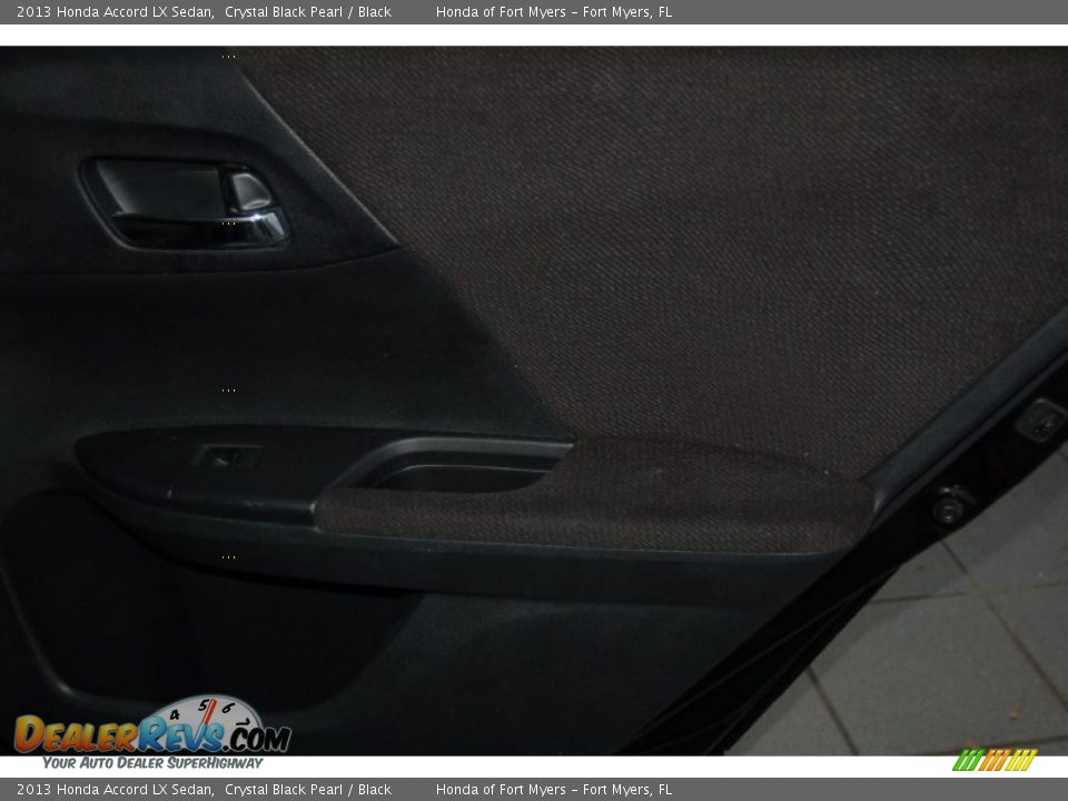 2013 Honda Accord LX Sedan Crystal Black Pearl / Black Photo #26