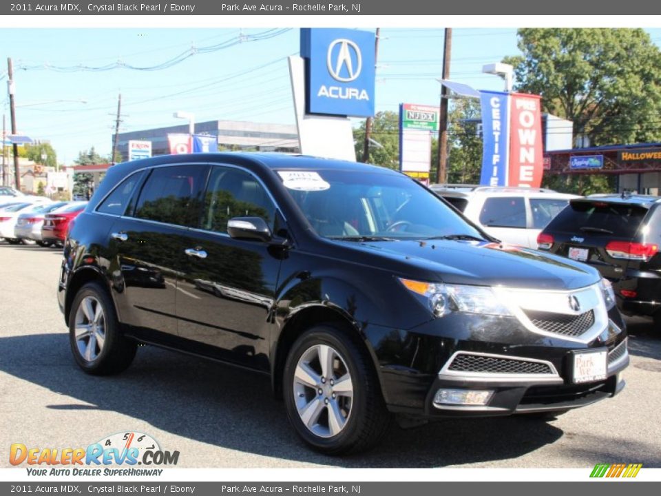 2011 Acura MDX Crystal Black Pearl / Ebony Photo #1