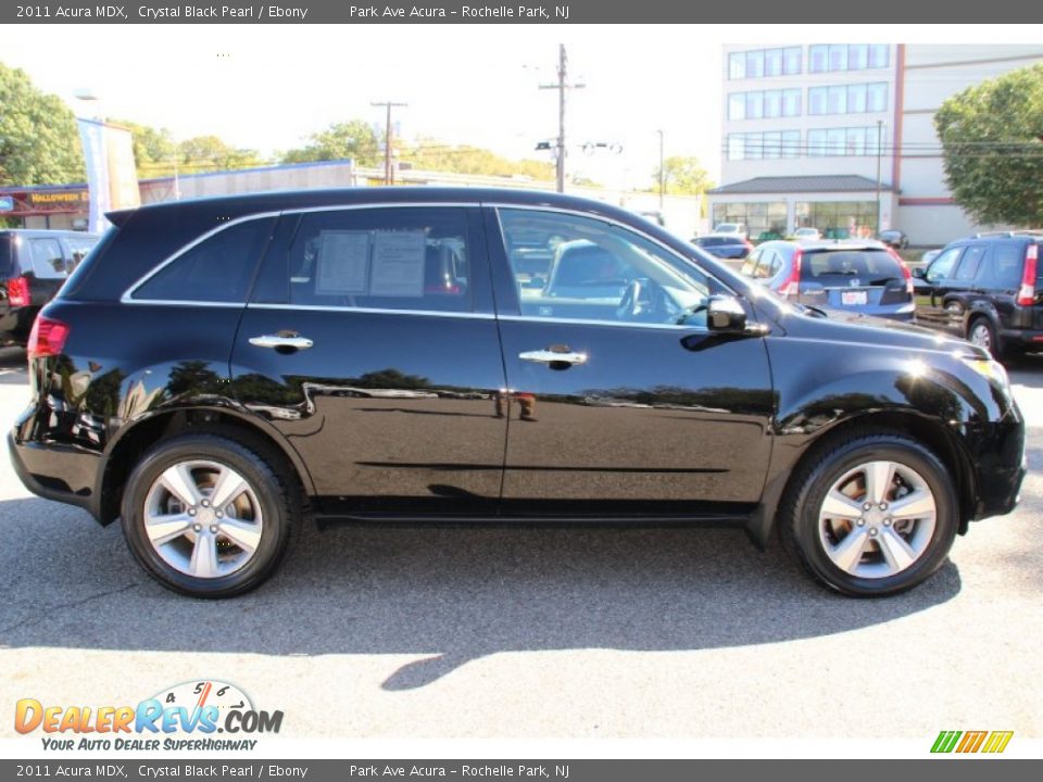 2011 Acura MDX Crystal Black Pearl / Ebony Photo #2