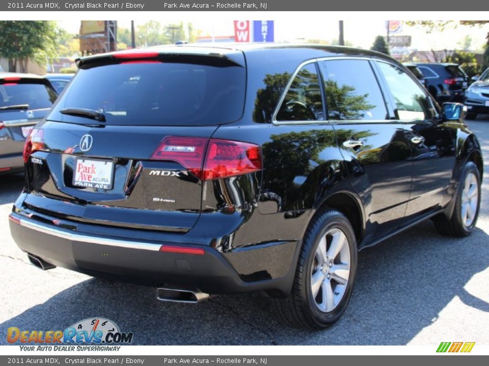 2011 Acura MDX Crystal Black Pearl / Ebony Photo #3