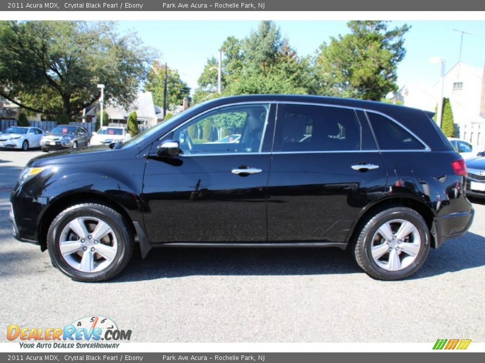 2011 Acura MDX Crystal Black Pearl / Ebony Photo #6