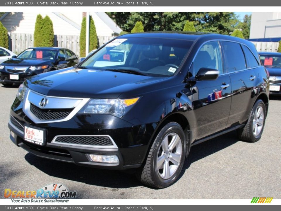 2011 Acura MDX Crystal Black Pearl / Ebony Photo #7