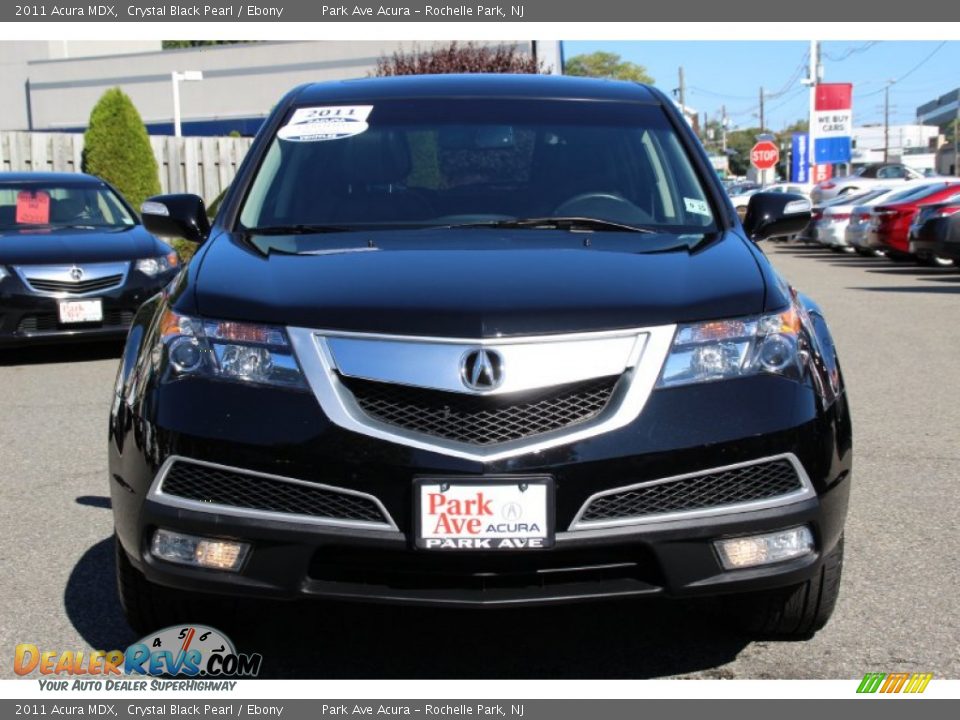 2011 Acura MDX Crystal Black Pearl / Ebony Photo #8