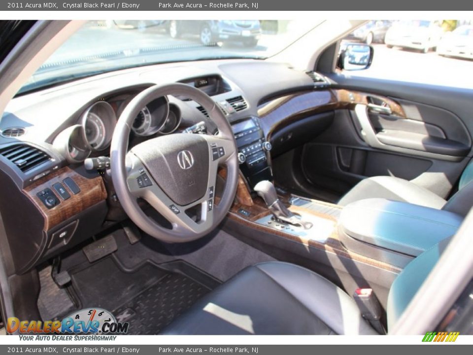 2011 Acura MDX Crystal Black Pearl / Ebony Photo #11