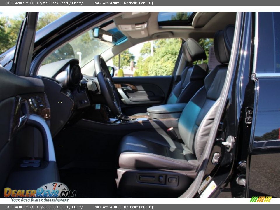 2011 Acura MDX Crystal Black Pearl / Ebony Photo #12