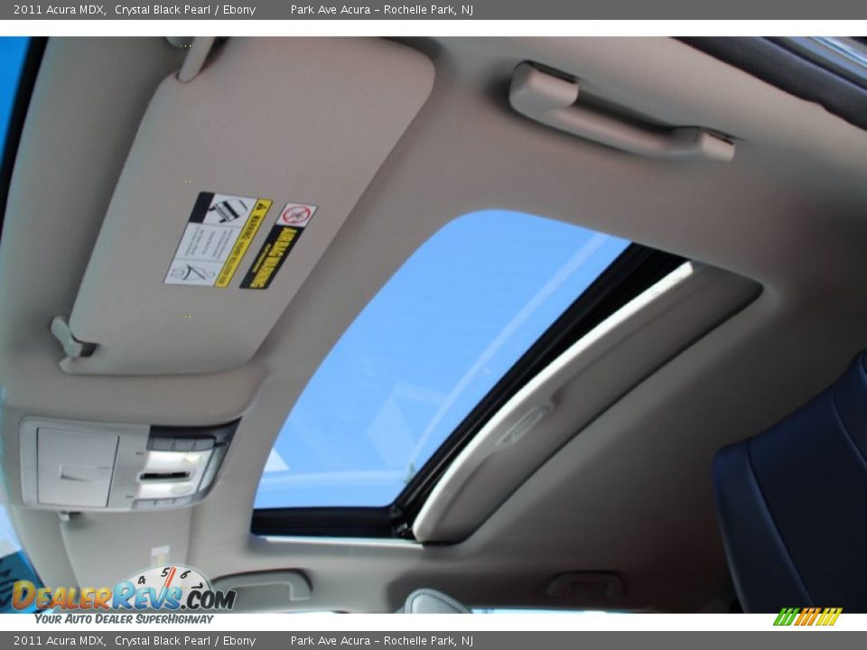 2011 Acura MDX Crystal Black Pearl / Ebony Photo #14