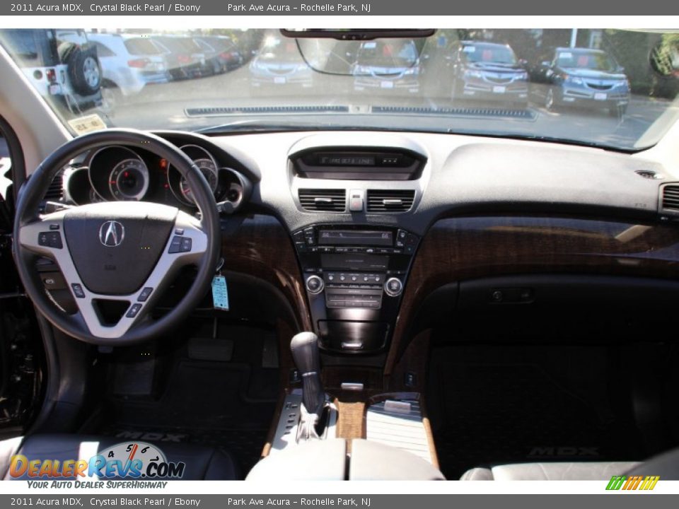 2011 Acura MDX Crystal Black Pearl / Ebony Photo #15