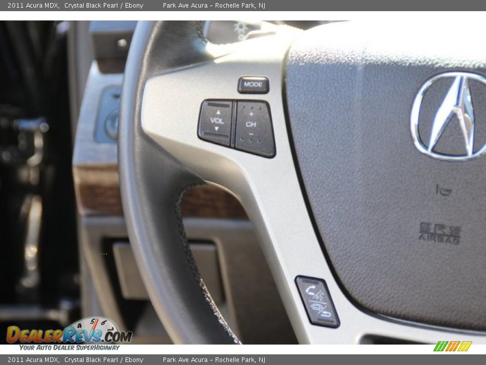 2011 Acura MDX Crystal Black Pearl / Ebony Photo #21