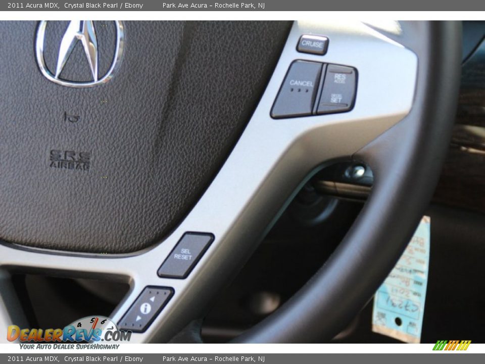 2011 Acura MDX Crystal Black Pearl / Ebony Photo #22
