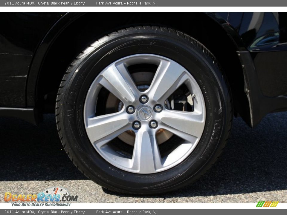2011 Acura MDX Crystal Black Pearl / Ebony Photo #34